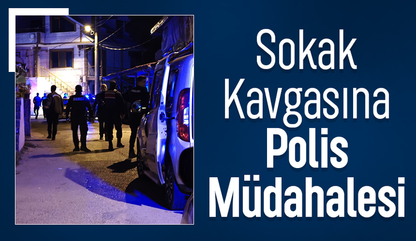 Sokak Kavgasına Polis Müdahalesi