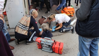 Sokak ortasında kalbi durdu