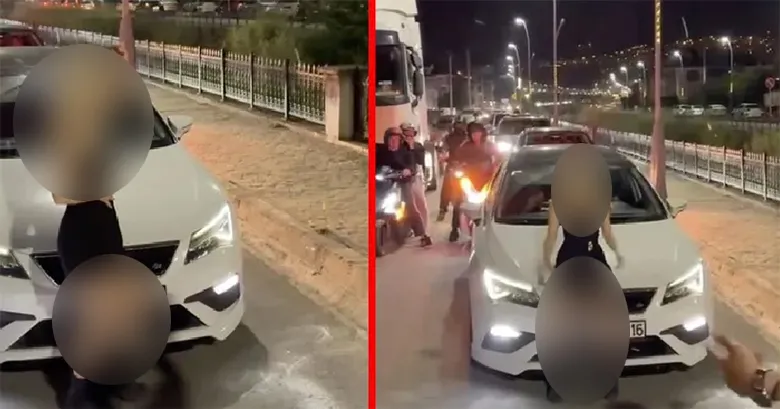 Sokakta dans skandalında genç kadından pişkin paylaşım
