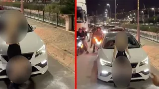 Sokakta dans skandalında genç kadından pişkin paylaşım