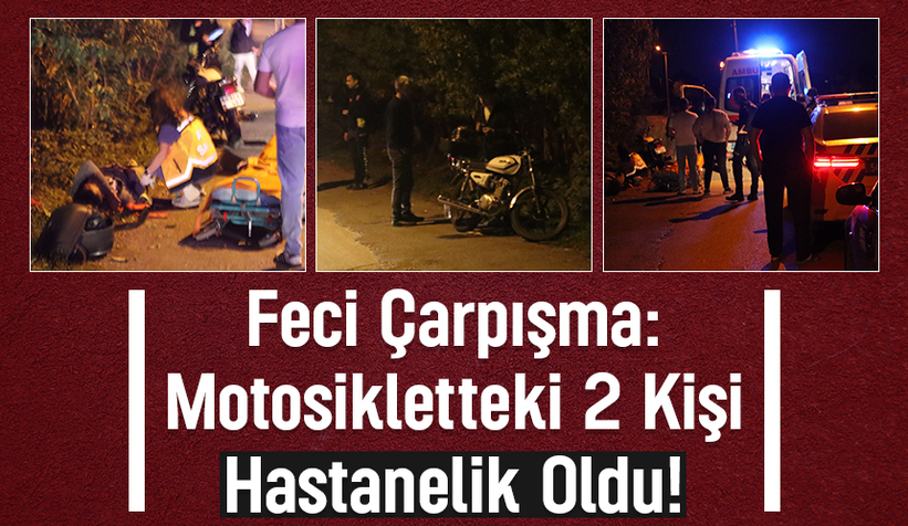 Sokakta feci kaza: 2 yaralı