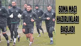 Soma maçına yağmur altında çalıştılar