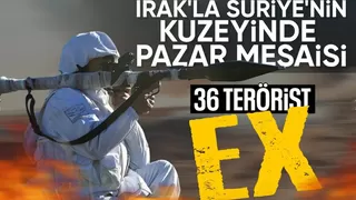 SON DAKİKA! MSB Suriye ve Irak'ın kuzeyinde 36 terörist öldürüldü