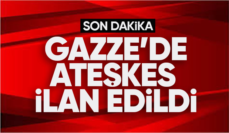 SON DAKİKA Reuters Gazze de ateşkes sağlandı