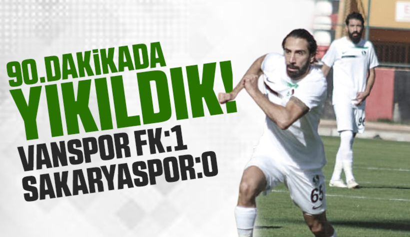 Son dakikada yıkıldık