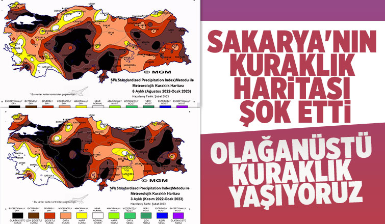 Son veriler paylaşıldı: Sakarya olağanüstü kuraklık yaşıyor