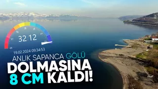 Son yağışlar Sapanca Gölü'ne yaradı