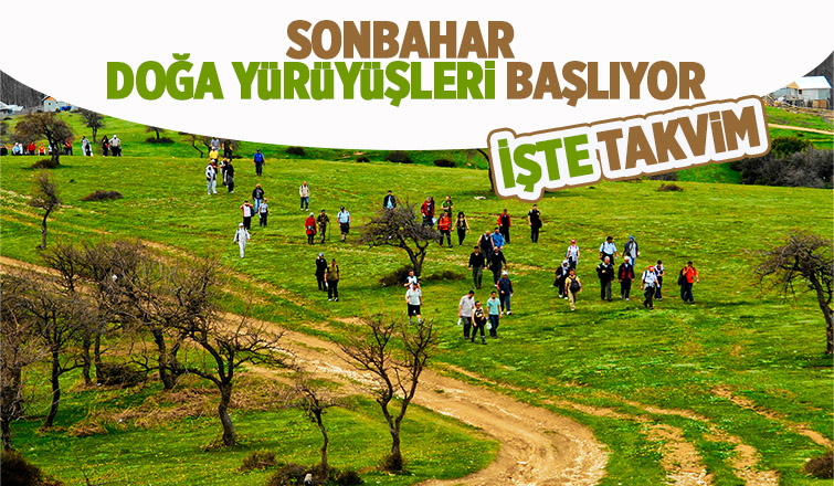 Sonbahar Doğa Yürüyüşleri başlıyor
