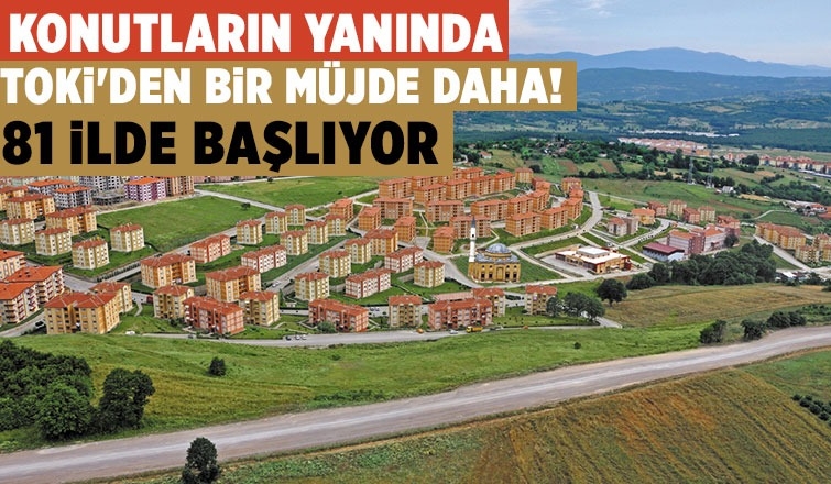 Sosyal konut projesine işyerleri de kapsama alındı