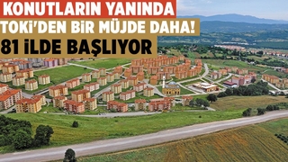 Sosyal konut projesine işyerleri de kapsama alındı