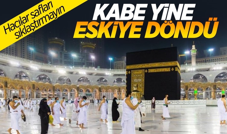 Sosyal mesafe kuralı, Kabe ve Mescid-i Nebevi'de geri geldi