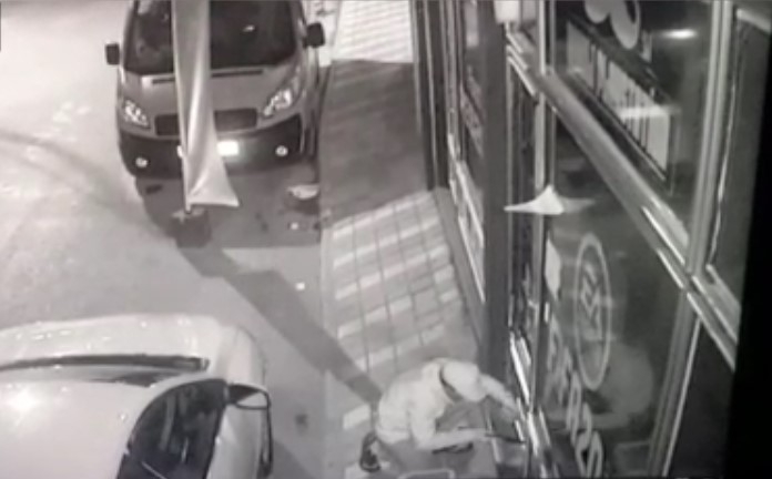 Soygun anı böyle görüntülendi