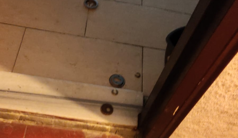 Soygunu kapının kilidi önledi