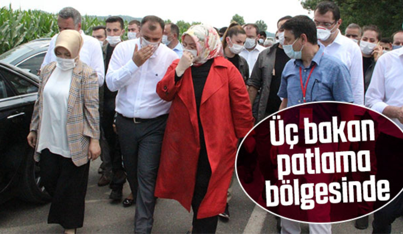 Soylu, Koca ve Selçuk patlama bölgesinde