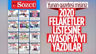 Sözcü gazetesi Ayasofya'nın ibadete açılmasını felaket olarak gördü