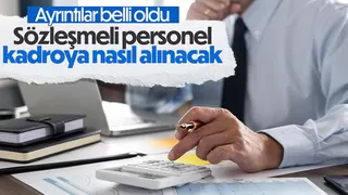Sözleşmeli memurun kadroya geçişiyle ilgili ayrıntılar