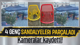 Spor kompleksinde vandalizm sandalyeleri kırdılar