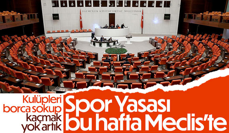 Spor Yasası, TBMM'ye sunuluyor