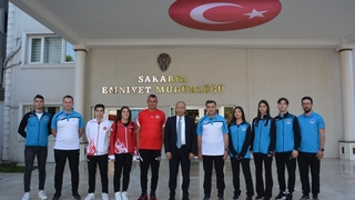 Sporculardan Emniyet Müdürünü ziyaret