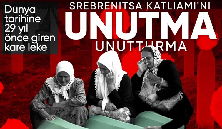 Srebrenitsa Katliamı'nın 29. yıldönümü