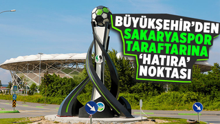 Stadyum kavşağına çok yakıştı!