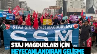 Staj mağdurları için yeni gelişme