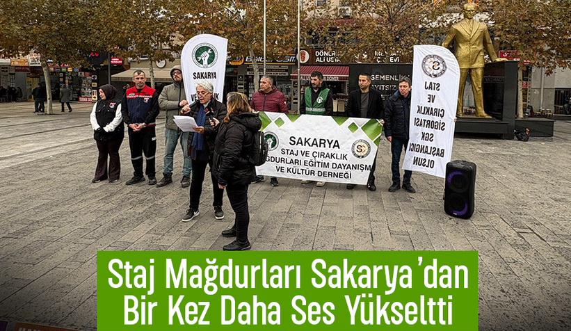 Staj mağdurlarından açıklama: Vazgeçmeyeceğiz
