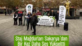 Staj mağdurlarından açıklama: Vazgeçmeyeceğiz