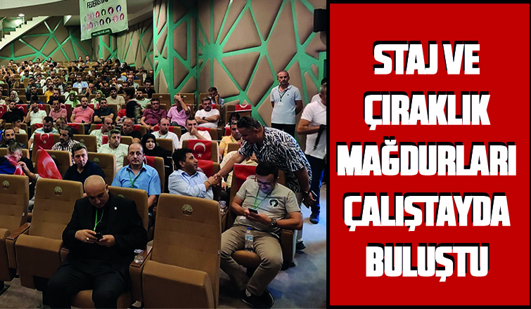 Staj ve çıraklık mağdurları mücadelelerini sürdürüyor