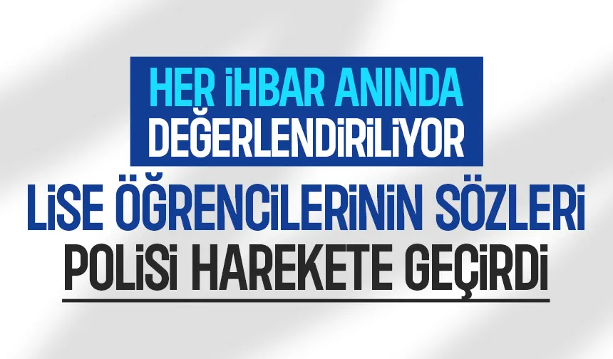 Stajer öğrencilerin silah var söylemi ekipleri alarma geçirdi