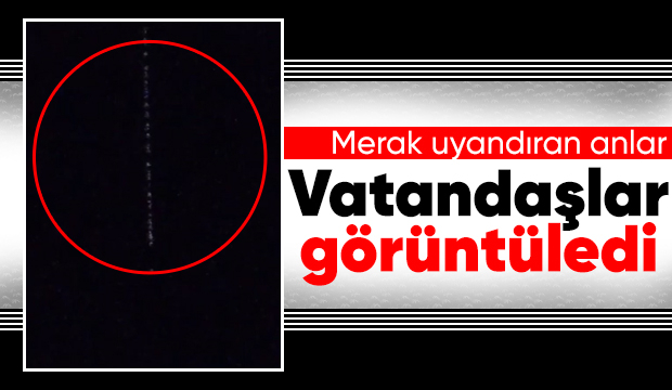 Starlink uyduları Akyazı Karapürçek semalarında