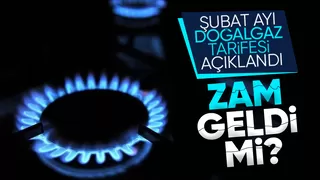 Şubat ayı doğalgaz tarifesi belli oldu