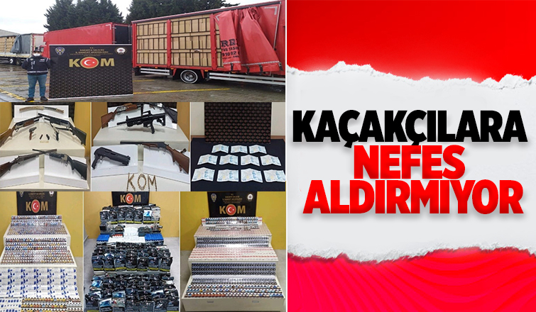 Şubat ayı kaçakçılık bilançosu açıklandı