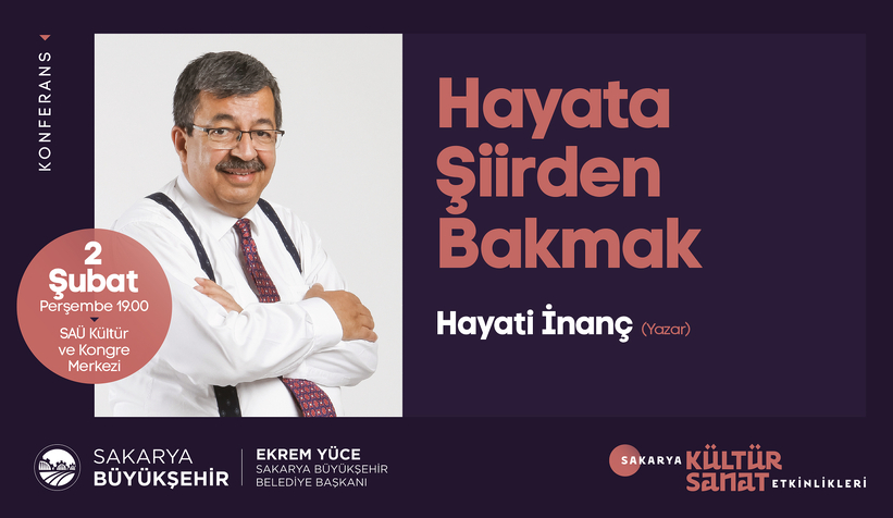 Şubat etkinlikleri Hayati İnanç konferansıyla başlıyor
