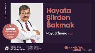 Şubat etkinlikleri Hayati İnanç konferansıyla başlıyor