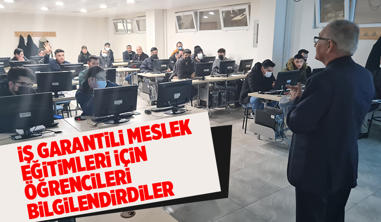 SUBÜ'de iş garantili meslek eğitimi toplantısı