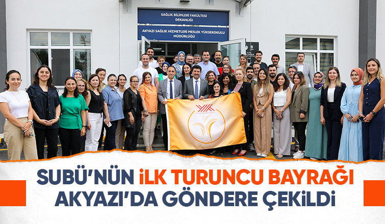 SUBÜ ilk turuncu bayrağını elde etti