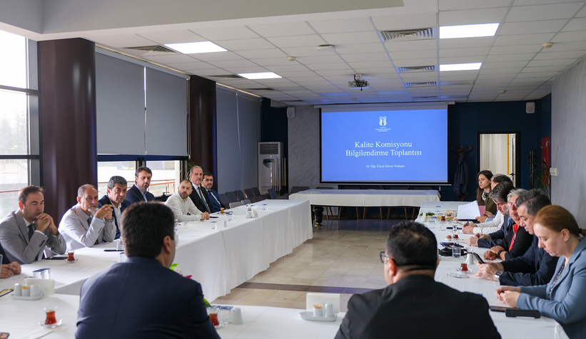 SUBÜ Kalite Komisyonu akreditasyon için toplandı
