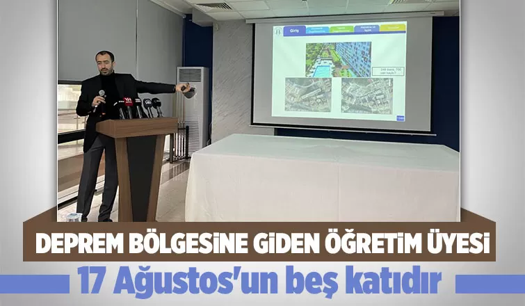 SUBÜ'lü bilim adamı: Maraş depremleri 17 Ağustos'un 5 katı