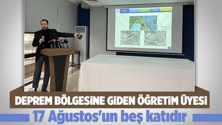 SUBÜ'lü bilim adamı: Maraş depremleri 17 Ağustos'un 5 katı