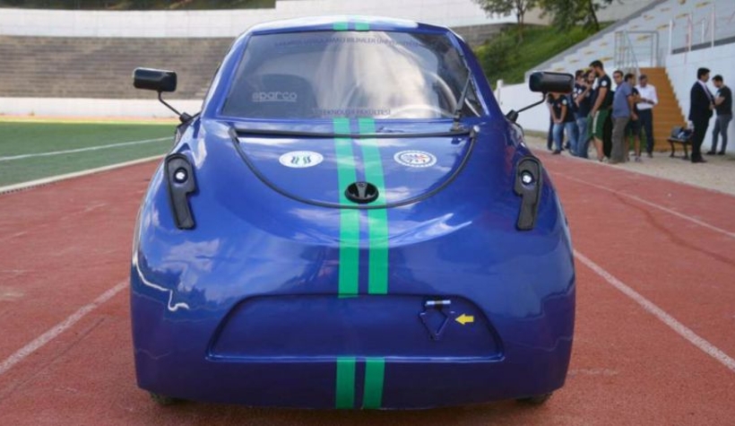 SUBÜ'nün elektrikli aracı üçüncü oldu