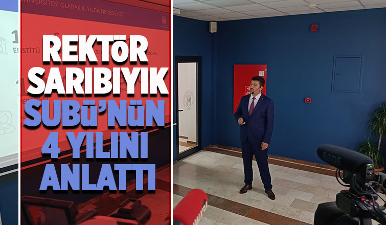 SUBÜ Rektörü'nden kampüs açıklaması