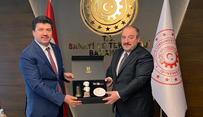 SUBÜ Rektörü Sarıbıyık, Bakan Varank ile bir araya geldi