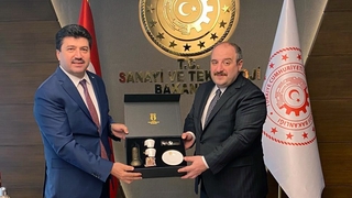 SUBÜ Rektörü Sarıbıyık, Bakan Varank ile bir araya geldi