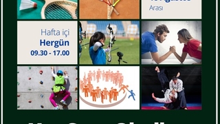 SUBÜ yaz spor okullarına kayıt almaya başladı