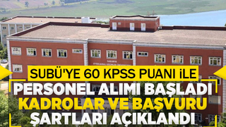 SUBÜ'ye çok sayıda personel ve akademisyen alınacak
