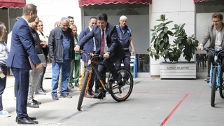  SUBÜ’de AB projesi için Bisiklet Odası açıldı