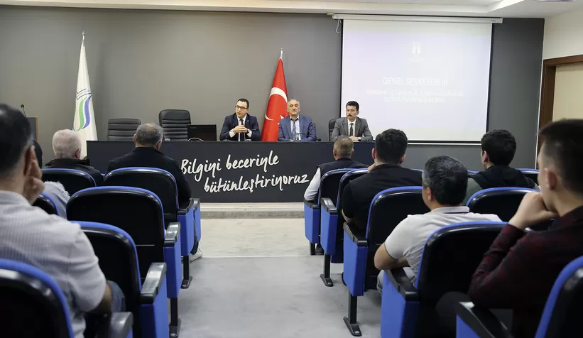 SUBÜ’de güvenlik gündemli toplantı düzenlendi