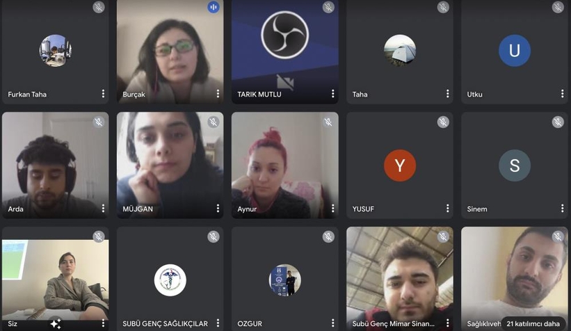 SUBÜ’nün öğrenci toplulukları online buluştu