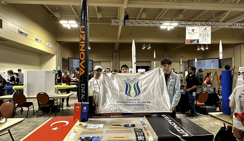 SUBÜ’nün roket takımı ABD’de yarıştı